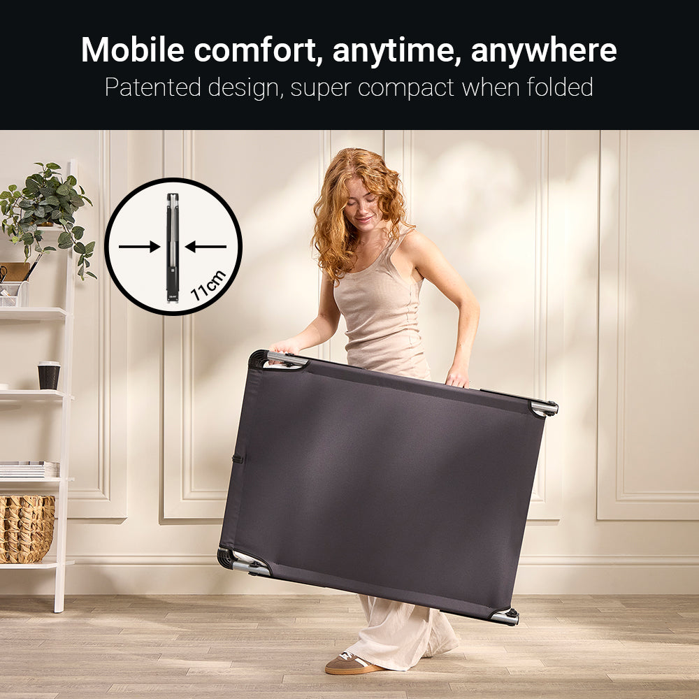 Jay-Be ME70 Mobile Folding Bed with Comfort Stripe Mattress