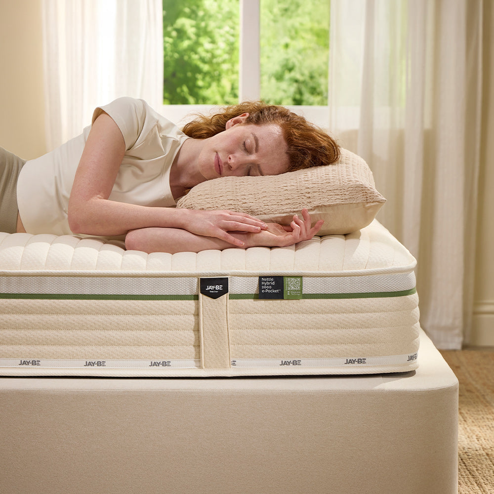 Jay-Be Natural All‑Seasons Hybrid 2000 Pocket Sprung Sustainably Made Mattress
