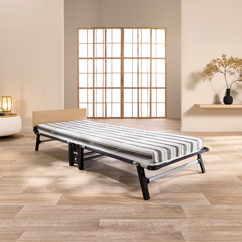 Jay-Be QE80 Quick Folding Bed with Comfort Stripe Mattress