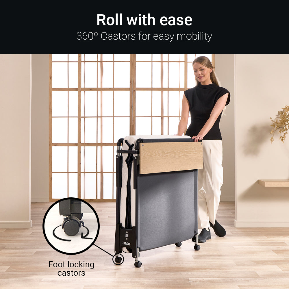 Jay-Be QM80 Quick Folding Bed with Memory Mattress