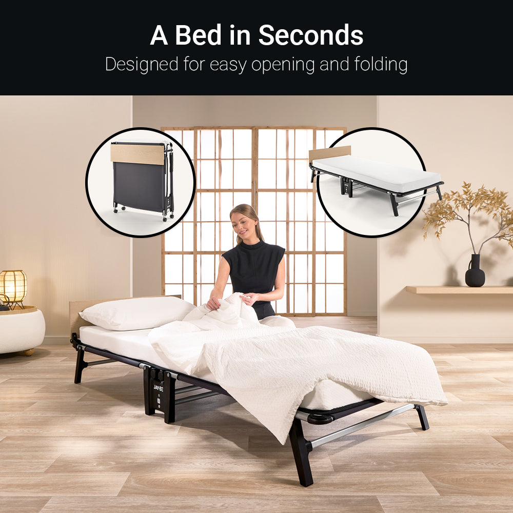 Jay-Be QM80 Quick Folding Bed with Memory Mattress