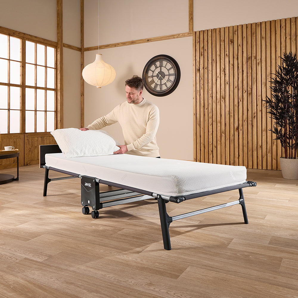 Jay-Be RM80 Rollaway Folding Bed with Memory Mattress