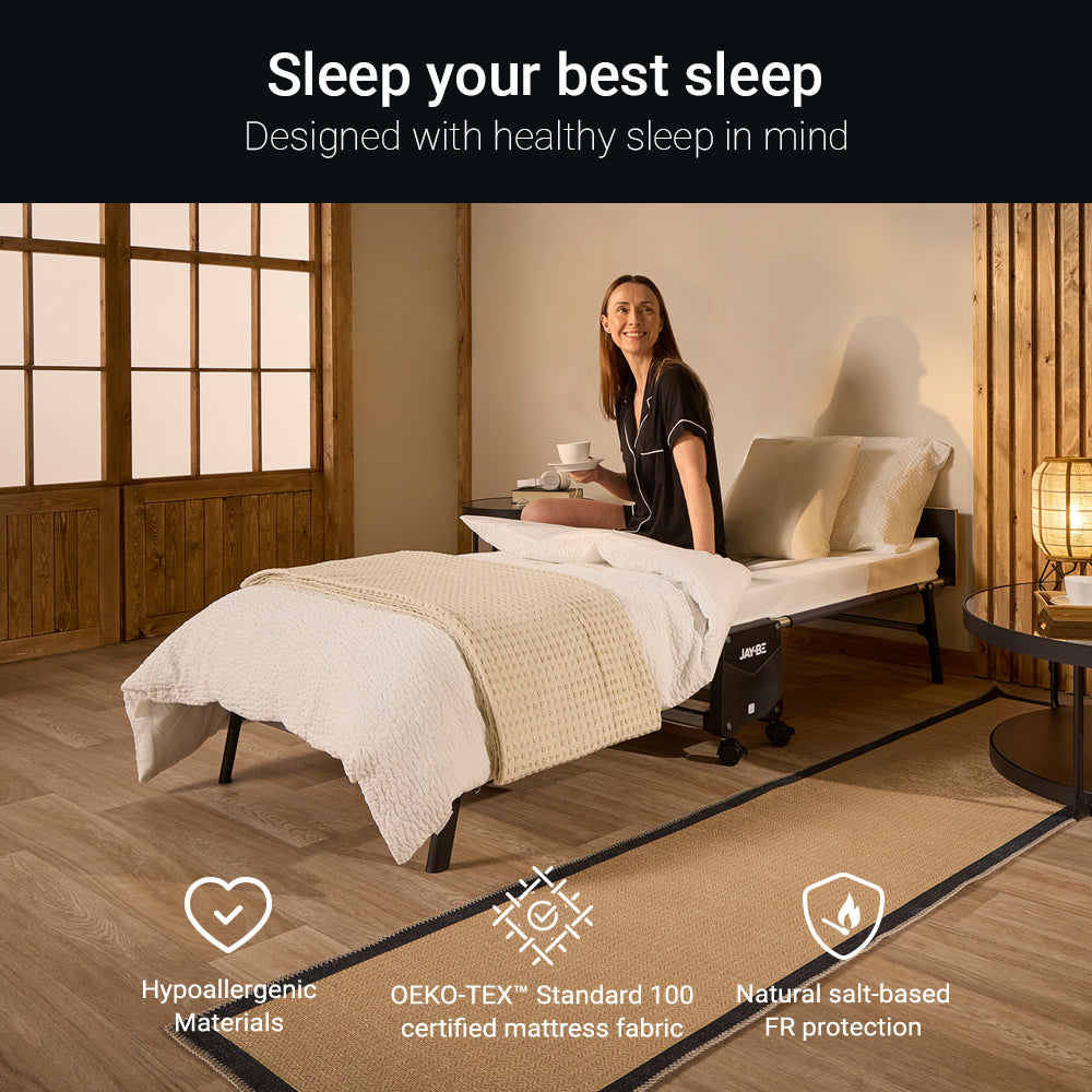Jay-Be RM80 Rollaway Folding Bed with Memory Mattress