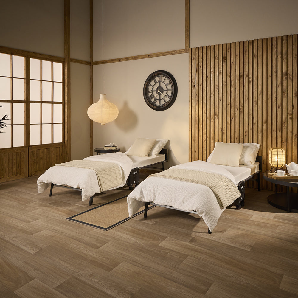 Jay-Be RE80 Rollaway Folding Bed with Comfort White Mattress