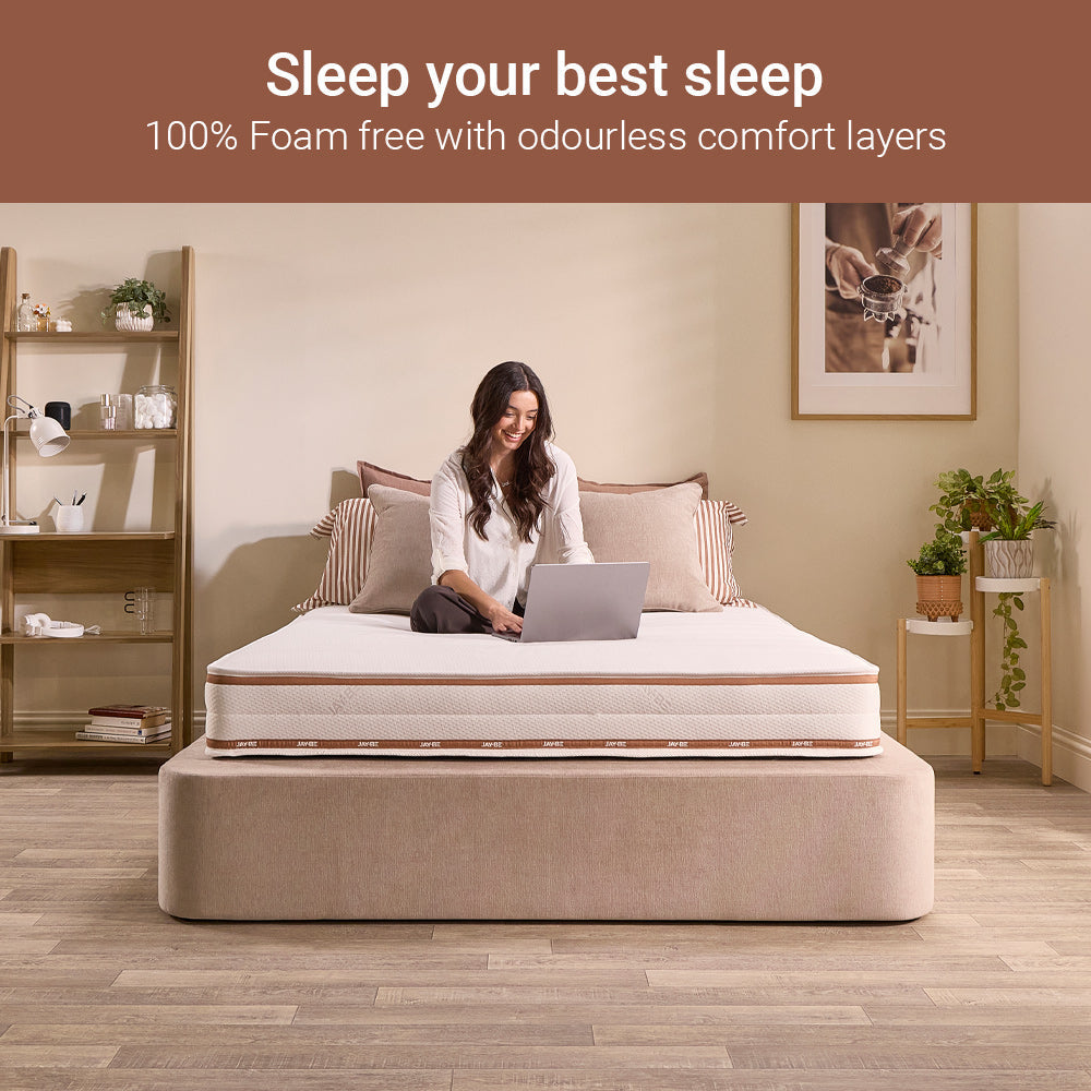 Jay-Be Ryze Deep Quilted Sustainably Made Sprung Mattress