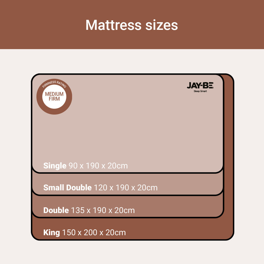 Jay-Be Ryze Memory Sustainably Made Sprung Mattress