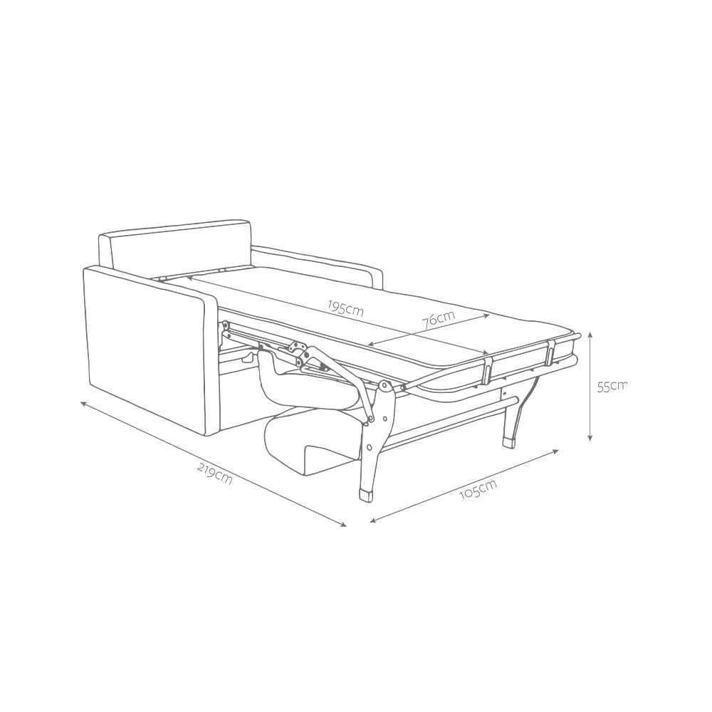 Jay-Be Slim Snuggler with Deep e-Sprung™ Mattress