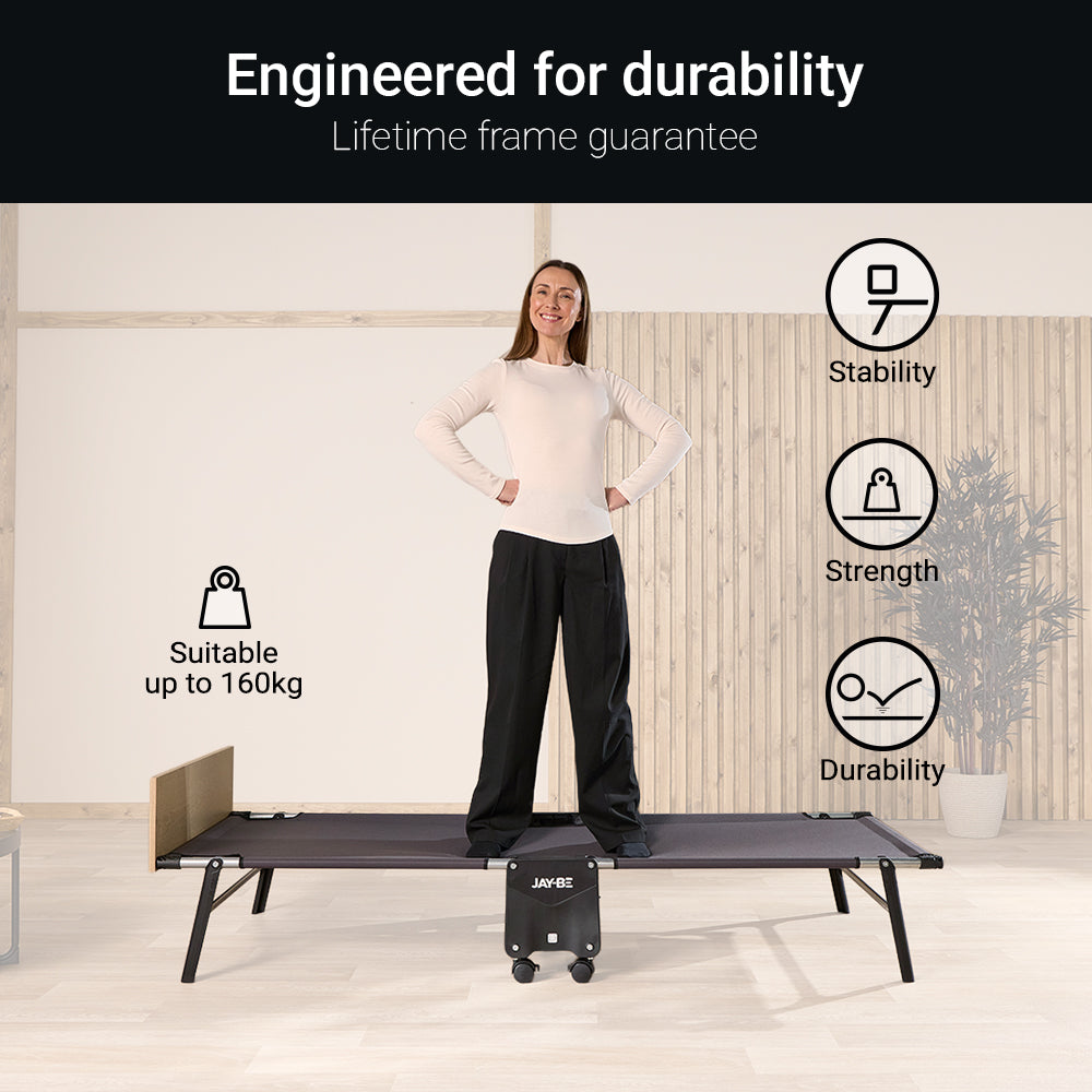 Jay-Be TC80 Tourist Folding Bed with Contract Mattress
