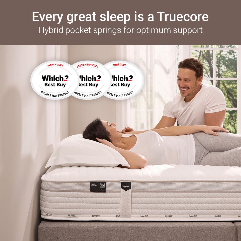 Jay-Be Truecore Hybrid 2000 Pocket Sprung Sustainably Made Mattress