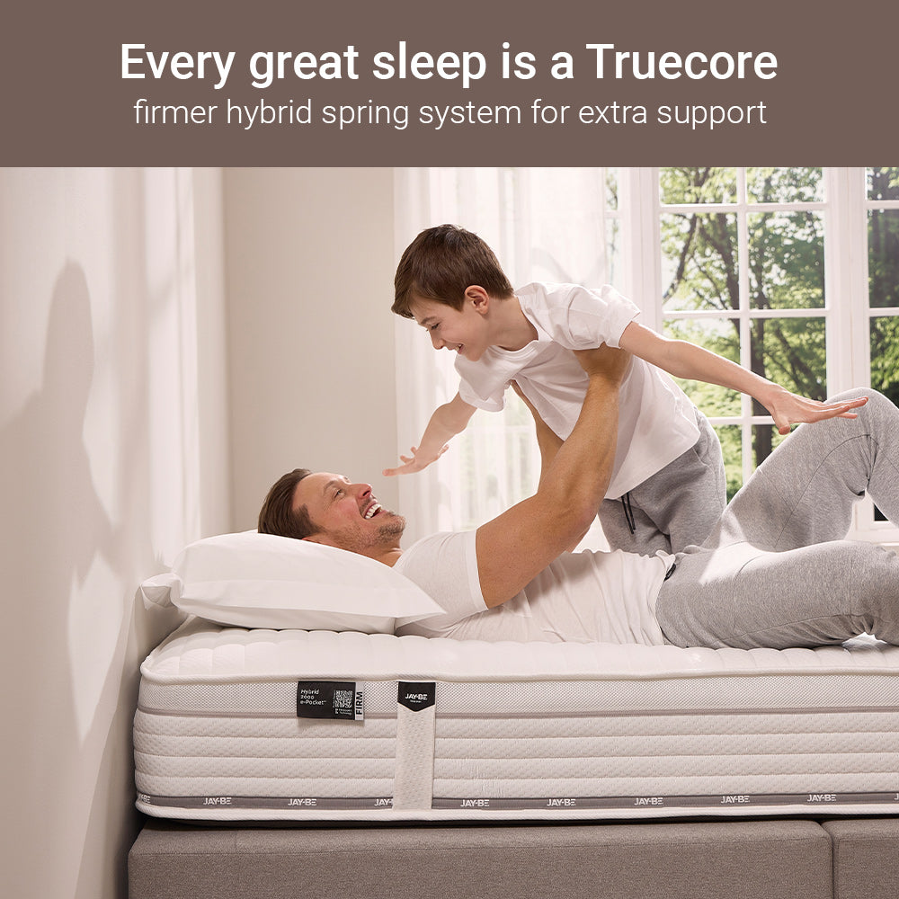 Jay-Be Truecore Firm Hybrid 2200 Pocket Sprung Sustainably Made Mattress
